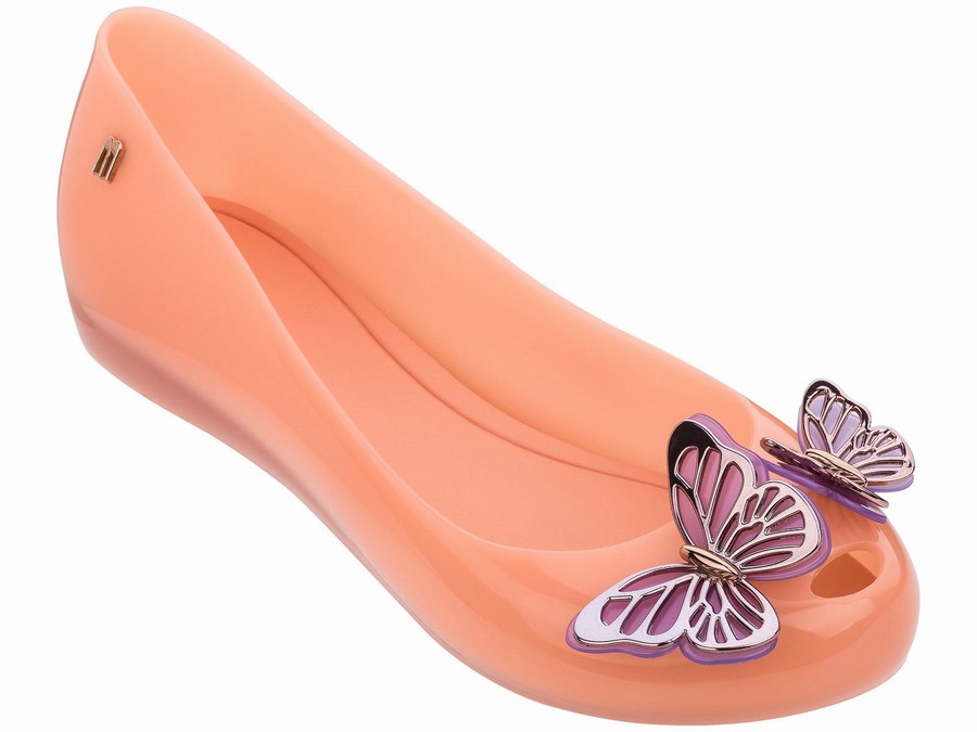 Bailarinas Melissa Ultragirl Butterfly Soft Mujer - Coral - Argentina YFR-698025